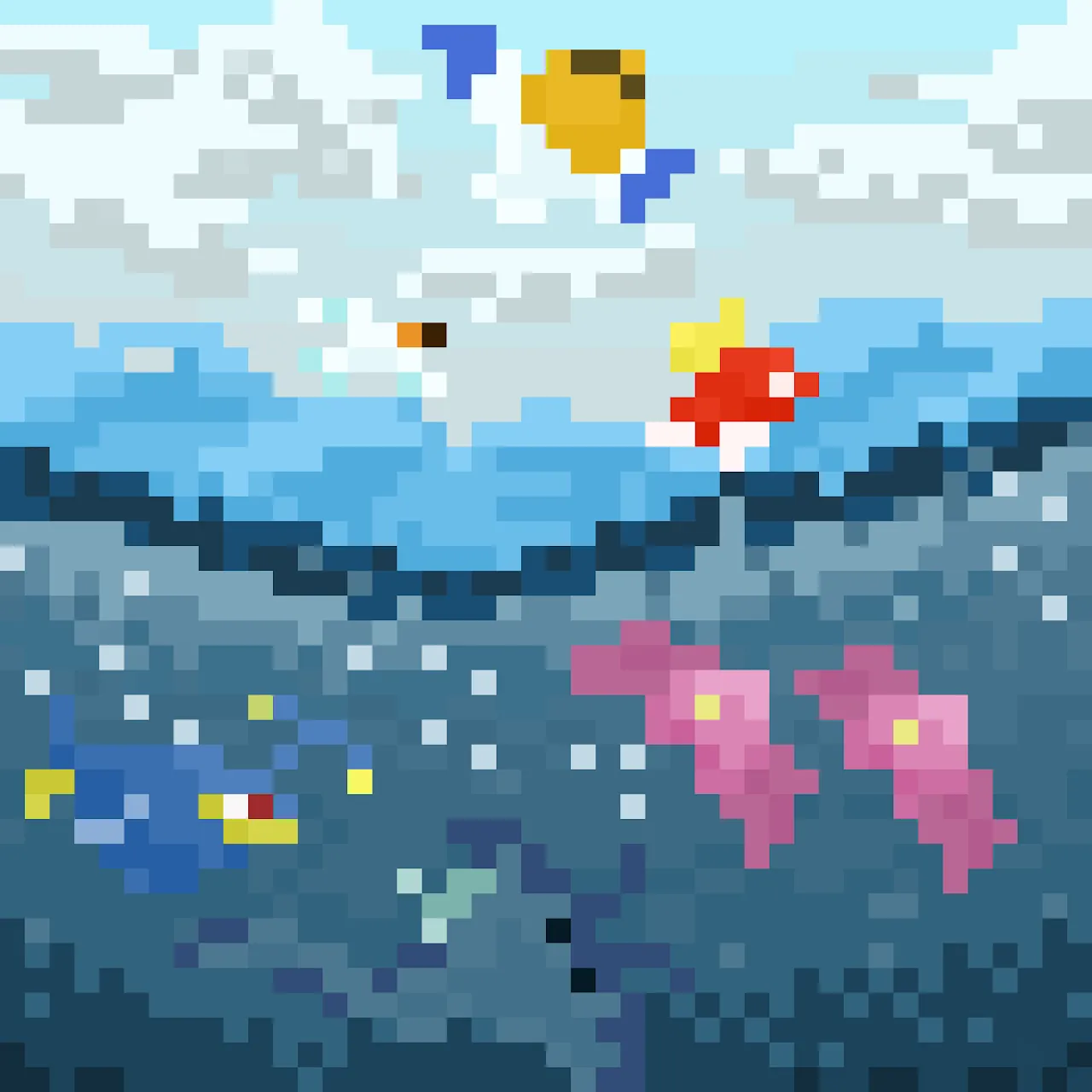 Aperçu principal du projet Travail d'illustration et pixel art pour l'entreprise Tropico Network